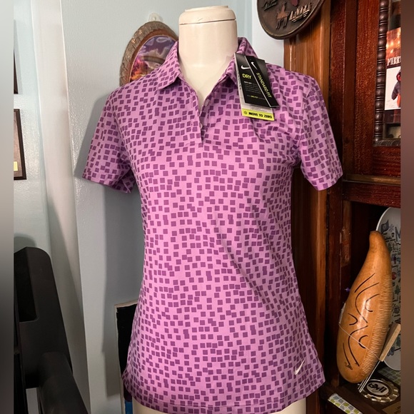 Nike Women's Dri-FIT Printed Golf Polo - Picture 12 of 16